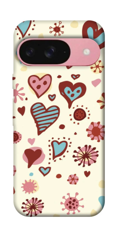 Чохол на Google Pixel 9 Pretty hearts фото 1 з 1