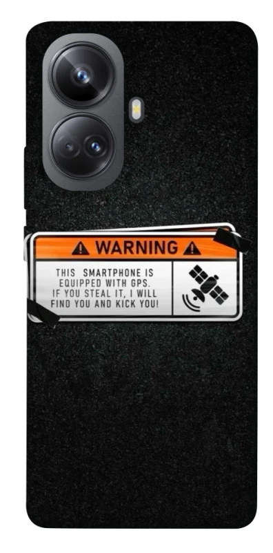 Чохол на Realme 10 Pro+ Warning фото 1 з 1