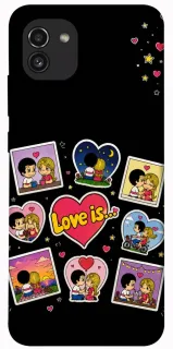 Чехол на Samsung Galaxy A03 Love is ver.2 фото 1 из 1