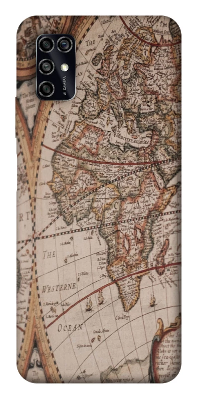 Чехол на ZTE Blade V2020 Smart Карта путешествий фото 1 из 1