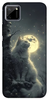 Чехол на Realme C11 Кот под луной фото 1 из 1