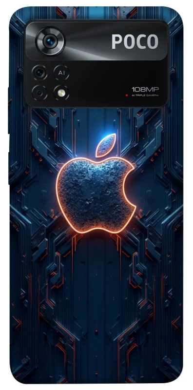 Чохол на Xiaomi Poco X4 Pro 5G Apple logo ver.1 фото 1 з 1
