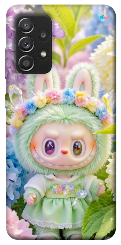 Чохол на Samsung Galaxy A52 4G / A52 5G Labubu & Flowers ver.2 фото 1 з 1