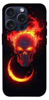 Чехол на Apple iPhone 15 Pro (6.1") Blood Skull фото 1 из 1