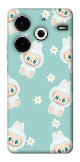 Чехол на TECNO Pova 6 Neo (LI6) Labubu Green фото 1 из 1