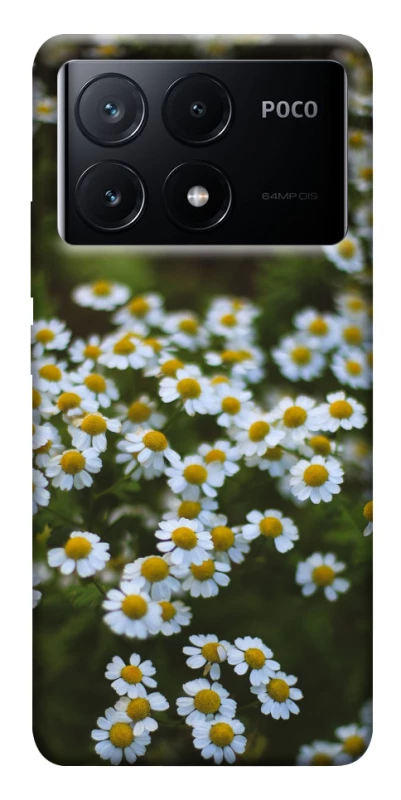 Чехол на Xiaomi Poco X6 Ромашки v13 фото 1 из 1