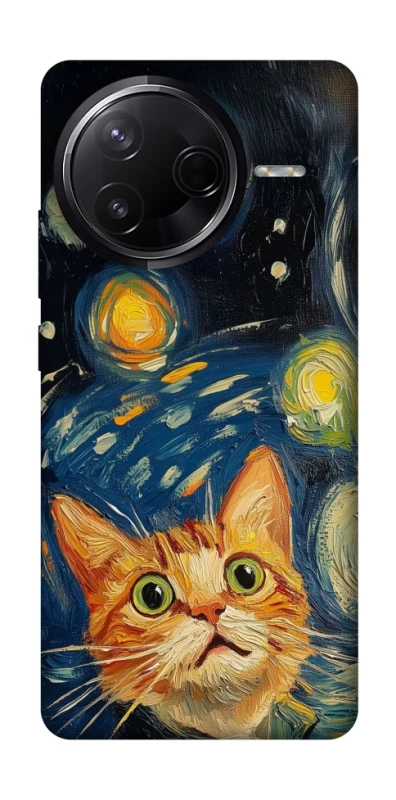 Чехол на Infinix Note 50 Pro paint cat фото 1 из 1