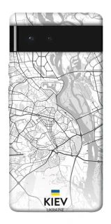 Чохол на Google Pixel 6 Kiev white map фото 1 з 1