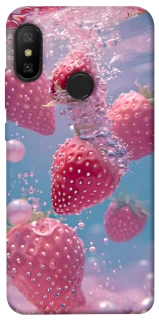 Чохол на Xiaomi Mi A2 Lite / Xiaomi Redmi 6 Pro Полуниця в воді фото 1 з 1