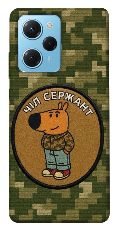 Чехол на Xiaomi Poco X5 Pro 5G Чил сержант фото 1 из 1
