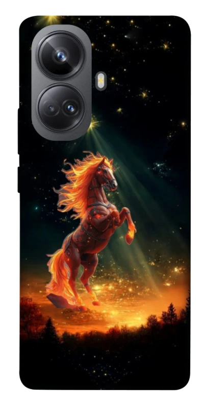 Чохол на Realme 10 Pro+ Red Fire Horse ver.2 фото 1 з 1