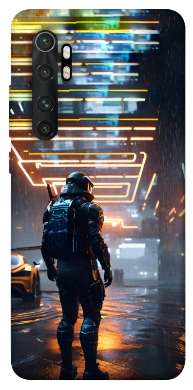 Чехол на Xiaomi Mi Note 10 Lite Cyber character фото 1 из 1