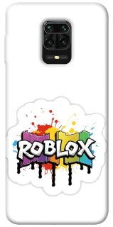 Чохол на Xiaomi Redmi Note 9s / Note 9 Pro / Note 9 Pro Max Roblox logo ver.1 фото 1 з 1