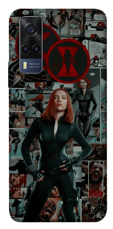 Чехол на Vivo Y53s Black Widow фото 1 из 1