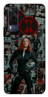 Чохол на Vivo Y53s Black Widow фото 1 з 1