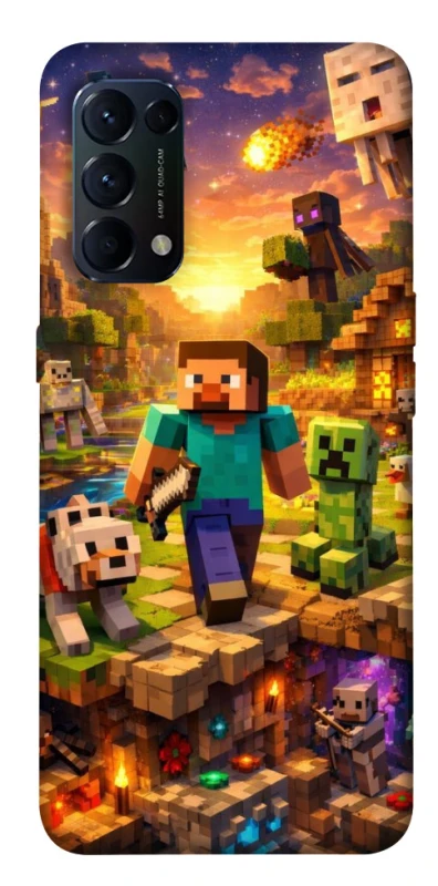 Чохол на Oppo Reno 5 4G Minecraft v6 фото 1 з 1