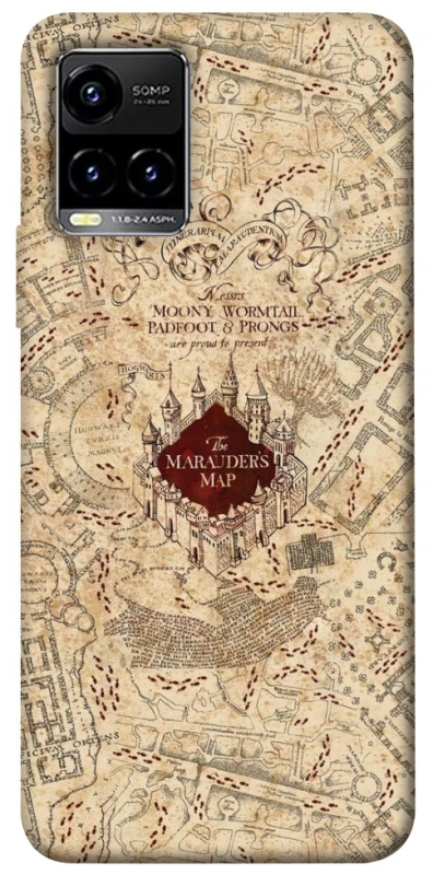 Чохол на Vivo Y21 / Y33s Harry Potter Marauder's Map фото 1 з 1