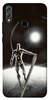 Чехол на Huawei Honor 8X Серебряный сёрфер фото 1 из 1