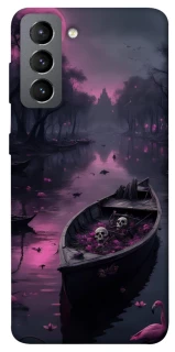 Чехол на Samsung Galaxy S21 FE Boat and flamingo фото 1 из 1