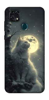 Чохол на ZTE Blade 20 Smart Кіт під місяцем фото 1 з 1