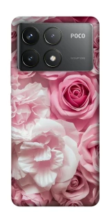 Чохол на Xiaomi Poco F6 Pro Рожеві Квіти фото 1 з 1
