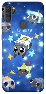 Чехол на Samsung Galaxy A11 Pebble kitten stars фото 1 из 1