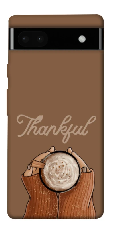 Чохол на Google Pixel 6a Thankful coffee фото 1 з 1