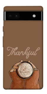 Чохол на Google Pixel 6a Thankful coffee фото 1 з 1