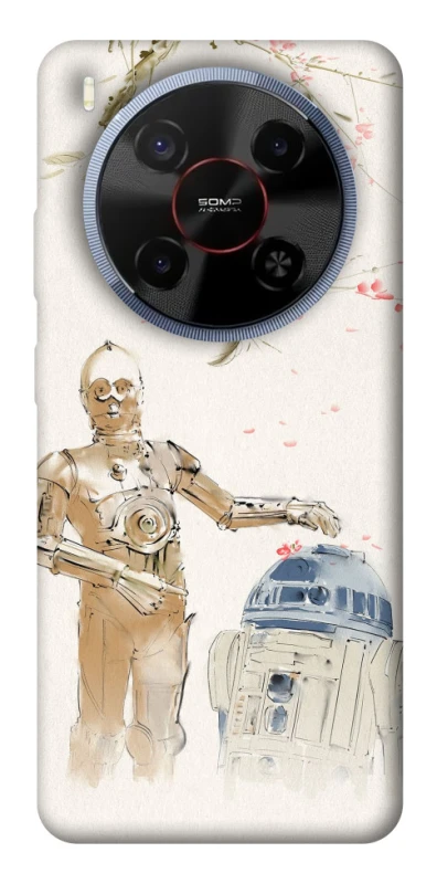 Чехол на ZTE Blade V70 Max Star Wars robots фото 1 из 1
