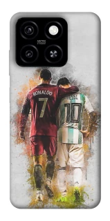 Чохол на ZTE Blade A55 4G Ronaldo та Messi фото 1 з 1