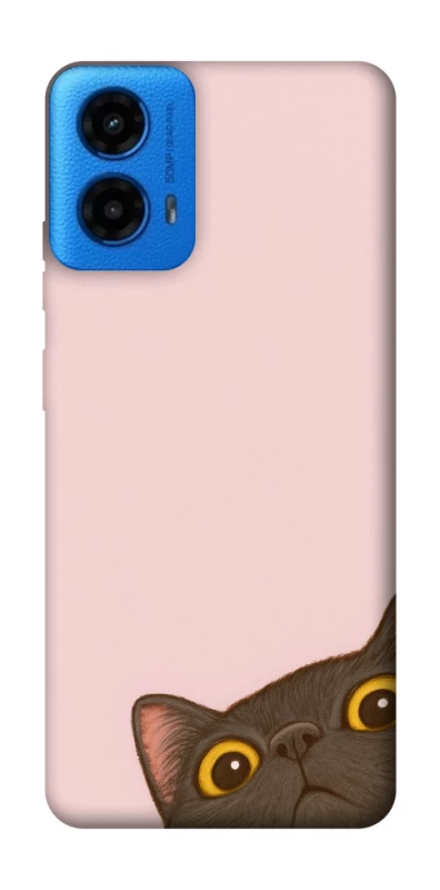 Чохол на Motorola Moto G45 Peeping cat фото 1 з 1