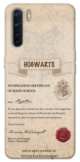 Чехол на Oppo A91 The Hogwarts acceptance letter фото 1 из 1