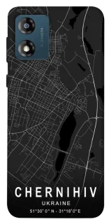 Чехол на Motorola Moto E13 Chernihiv map фото 1 из 1