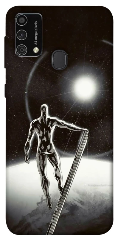 Чохол на Samsung Galaxy M21s Срібний серфер фото 1 з 1
