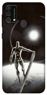 Чохол на Samsung Galaxy M21s Срібний серфер фото 1 з 1