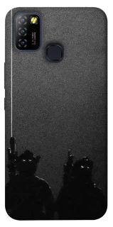 Чехол на Infinix Hot 10 Lite Night operations фото 1 из 1