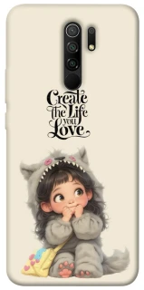 Чехол на Xiaomi Redmi 9 Create the life you love фото 1 из 1