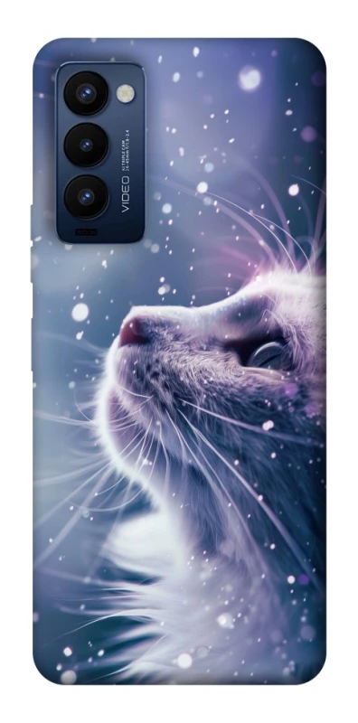 Чехол на TECNO Camon 18 Pro Snow cat фото 1 из 1
