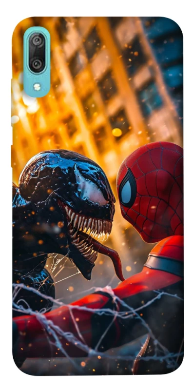 Чехол на Huawei Y6 Pro (2019) Venom vs Spiderman фото 1 из 1