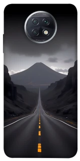 Чехол на Xiaomi Redmi Note 9 5G / Note 9T Black mountains фото 1 из 1