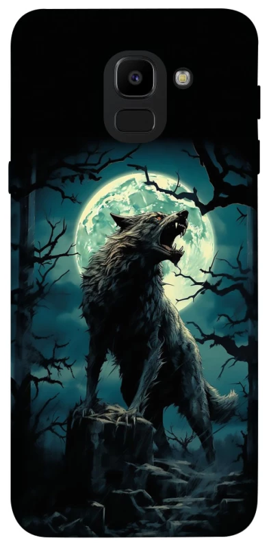 Чехол на Samsung J600F Galaxy J6 (2018) Волк под луной фото 1 из 1