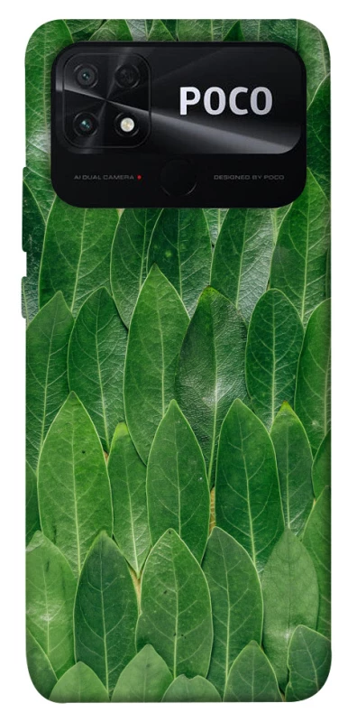 Чехол на Xiaomi Poco C40 Листья фото 1 из 1