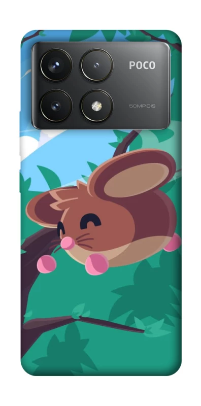Чохол на Xiaomi Poco F6 Pro Adopt Me Forest Mouse Jump фото 1 з 1