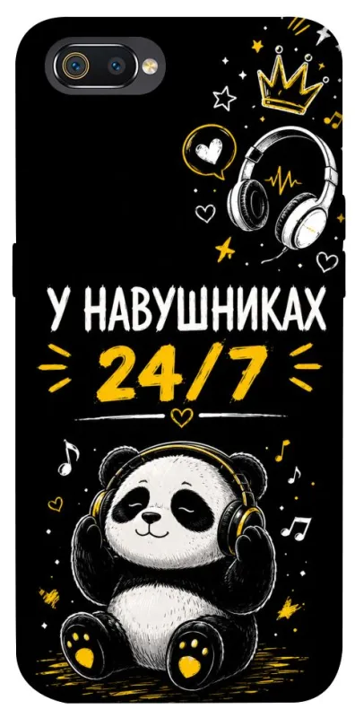 Чехол на Realme C2 У навушниках 24/7 фото 1 из 1