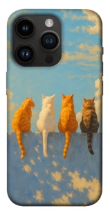 Чехол на Apple iPhone 14 Pro (6.1") cats on wall фото 1 из 1