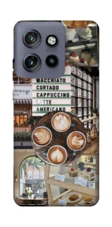 Чохол на Motorola Edge 50 Neo Coffee collage ver.5 фото 1 з 1