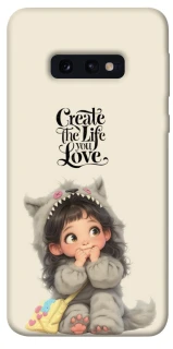 Чехол на Samsung Galaxy S10e Create the life you love фото 1 из 1