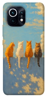 Чехол на Xiaomi Mi 11 cats on wall фото 1 Чехол на Xiaomi Mi 11 cats on wall фото 1 из 1