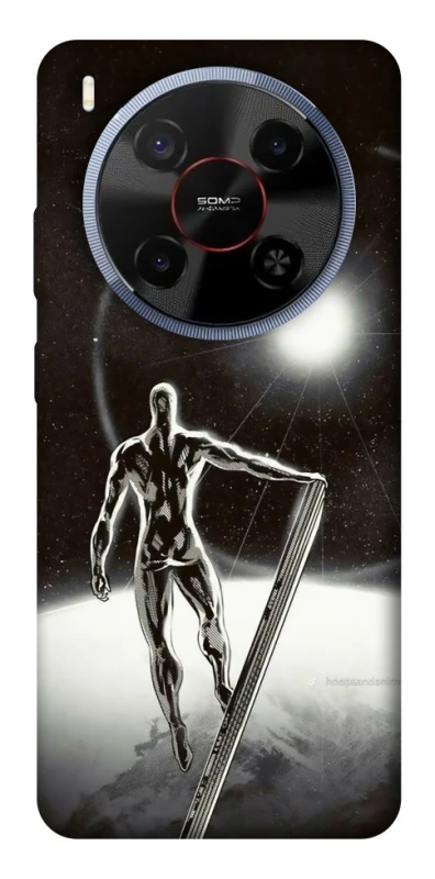 Чохол на ZTE Blade V70 Max Срібний серфер фото 1 з 1