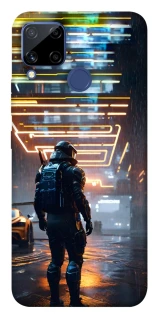 Чехол на Realme C15 Cyber character фото 1 из 1